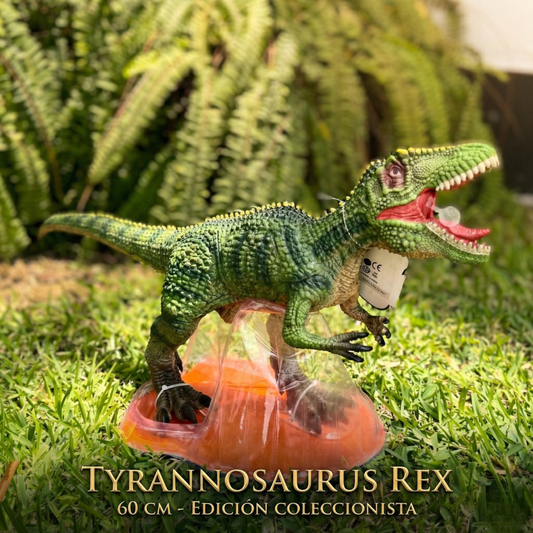 T-Rex Green de Colección (60 cm) - Figura Realista Dino Planet