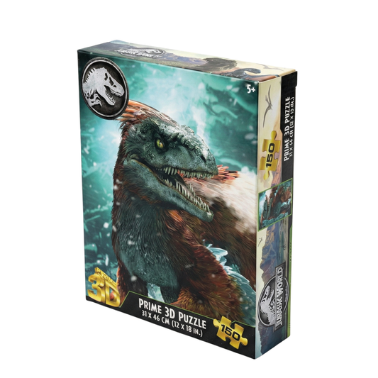 Rompecabezas 3D Pirorraptor Mundo Jurásico (150 Piezas) - Juguete Educativo Prime 3D