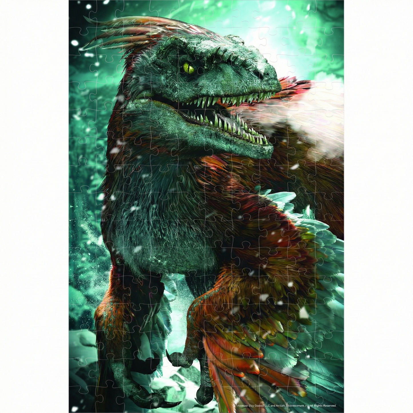 Rompecabezas 3D Pirorraptor Mundo Jurásico (150 Piezas) - Juguete Educativo Prime 3D