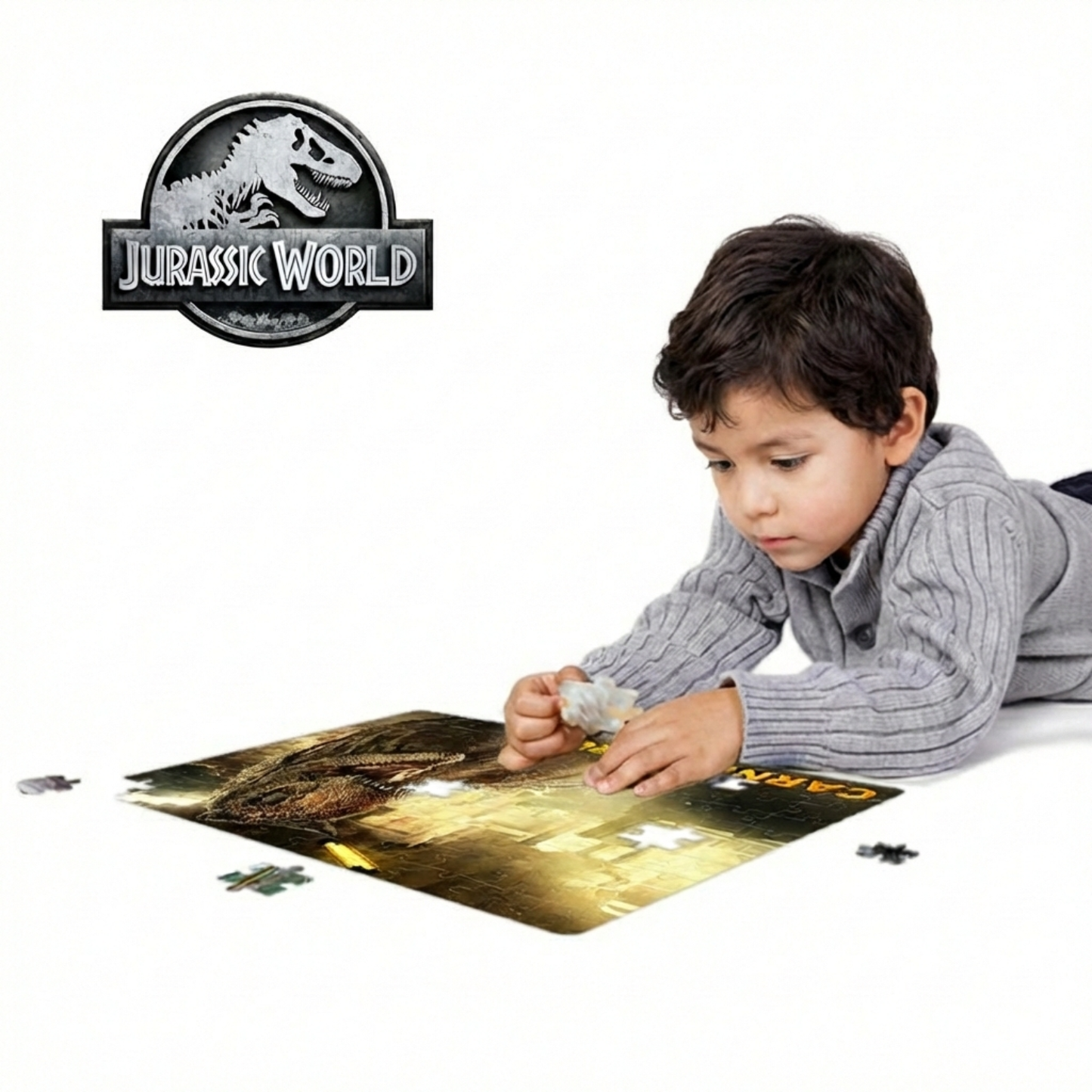 Rompecabezas 3D Dinosaurio Carnotaurus (100 Piezas) - Juguete Educativo Prime 3D