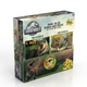Rompecabezas 3D T-Rex vs Atrociraptor Mundo Jurásico (200 Piezas) - Juguete Prime 3D