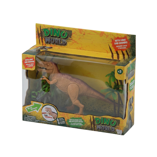 Figura de Dinosaurio T-Rex con Sonido Realista - Juguete Dino World