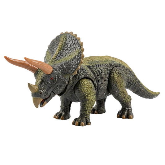 Figura de Dinosaurio Triceratops con Sonido Realista - Juguete Dino World
