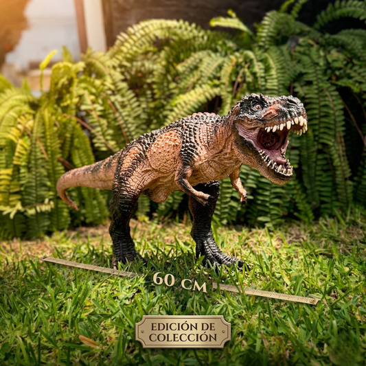 T-Rex Brown de Colección (60 cm) - Figura Realista Dino Planet